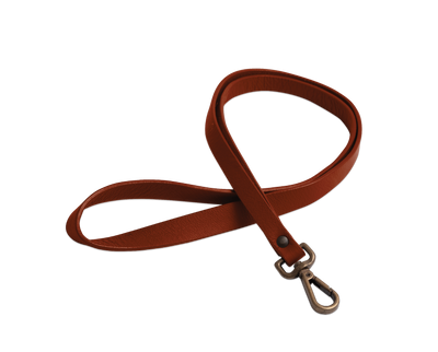 Das Band mit Haken: Leder - Aprikose - Einheitsgröße