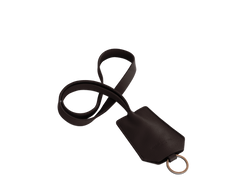 Der Schlüsselring: Leder - Tabak - Langer Riemen (45 cm)