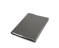 Das Notizbuch: Leder - Grau - A5