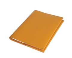Das Notizbuch: Leder - Safran - A5