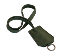 Der Schlüsselring: Leder - Kaktus - Langer Riemen (45 cm)