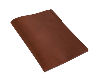 Die Aktenmappe: Leder - Cognac - A4