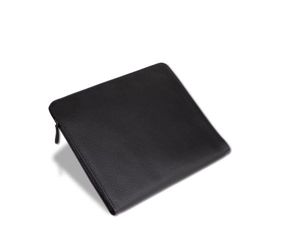 Das iPad-Cover: Überschüssiges Leder - Schwarz - eine Größe