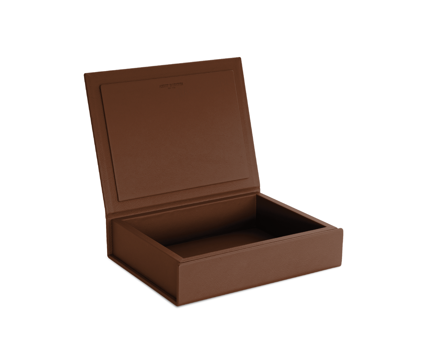 Die Buchbox: Leder - Cognac - Mittel