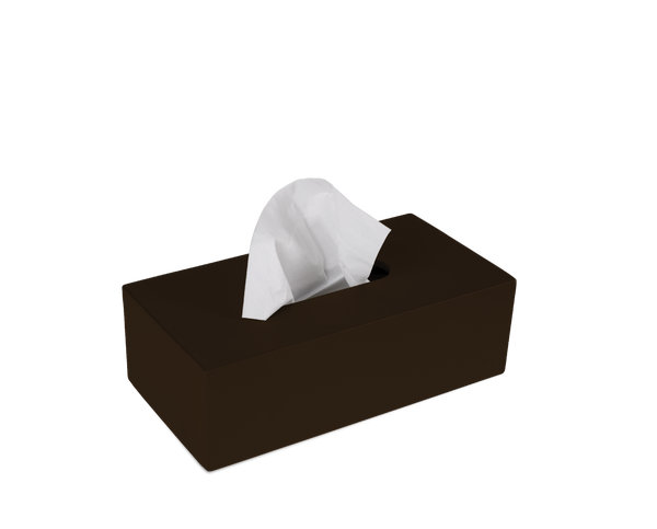Das Kleenex-Halter: Leder - Tabak - Einheitsgröße