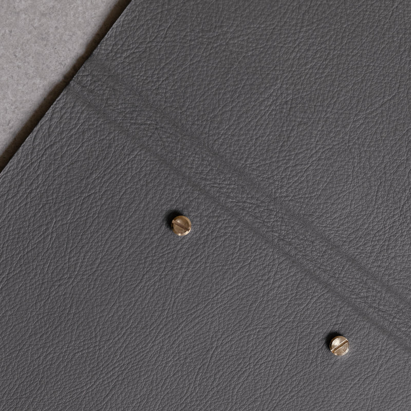 Das Fotoalbum: Überschüssiges Leder - Grau - A4