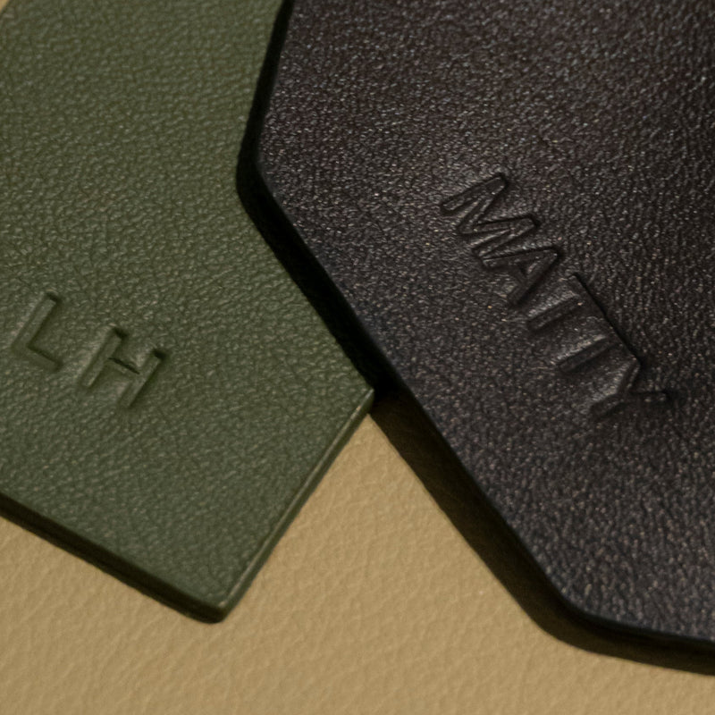Die Tote: Leder - Mandarine - Klein
