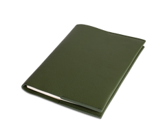 Das Notizbuch: Leder mit Öko-Tex-Zertifikat - Kaktusgrün - A5