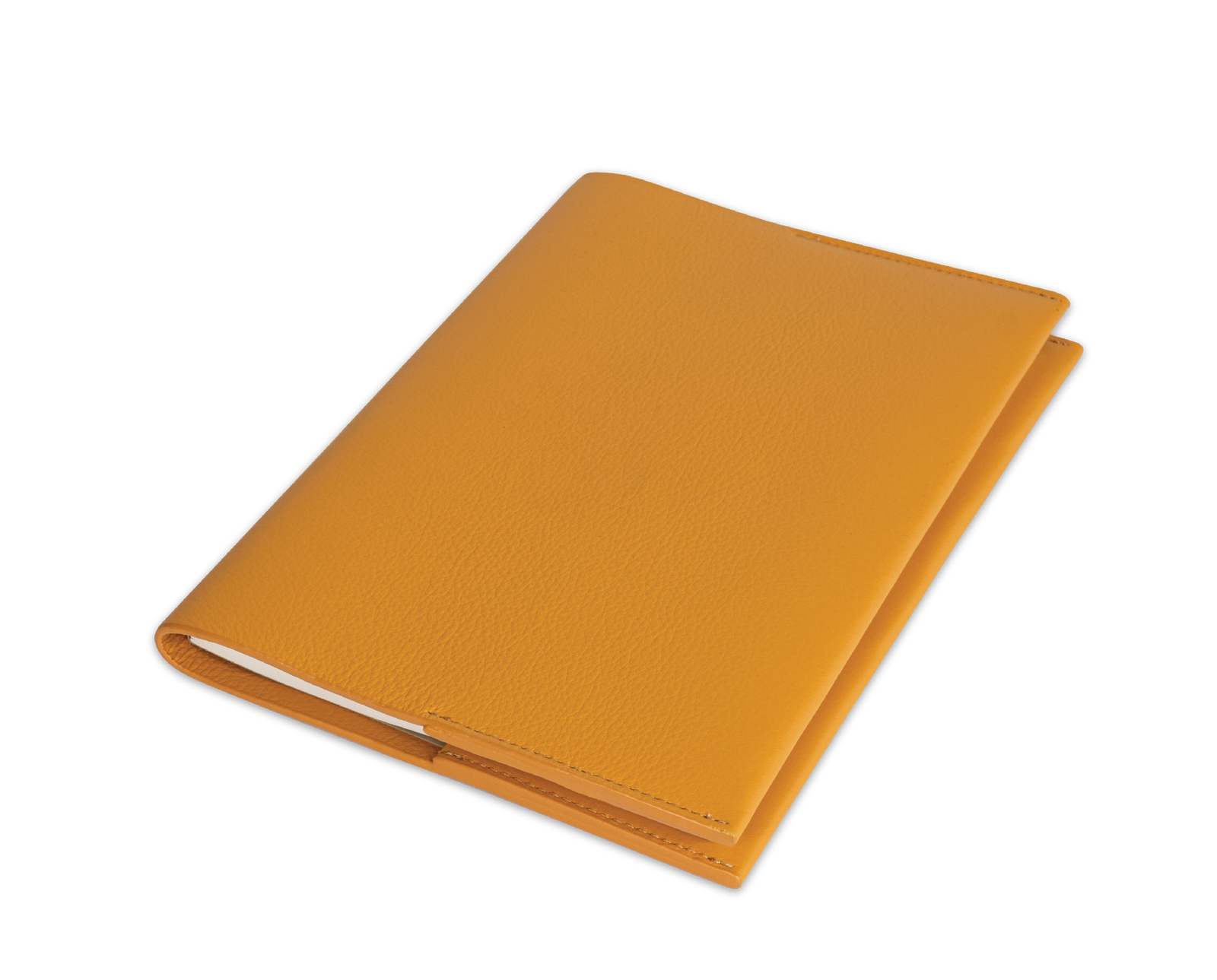 Das Notizbuch: Leder - Safran - A5