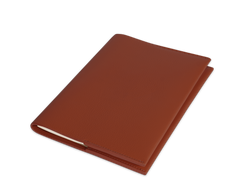 Das Notizbuch: Leder mit Öko-Tex-Zertifikat - Terrakotta - A5