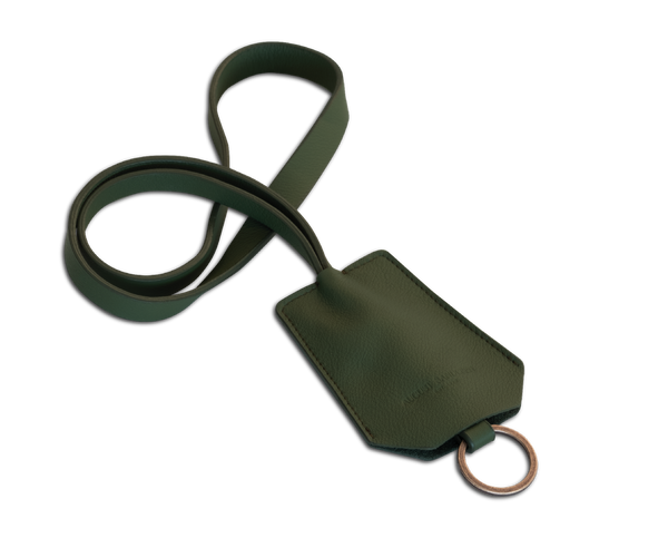 Der Schlüsselring: Leder - Kaktus - Langer Riemen (45 cm)