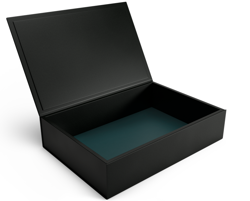 The Bookbox: Black Leather Box - Magnum | August Sandgren