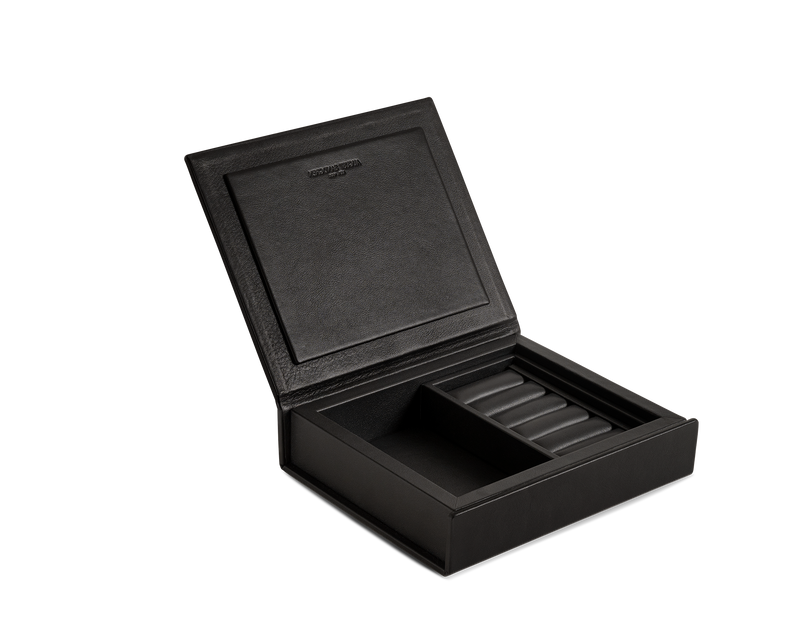 Die Schmuckbox: Überschüssiges Leder - Schwarz