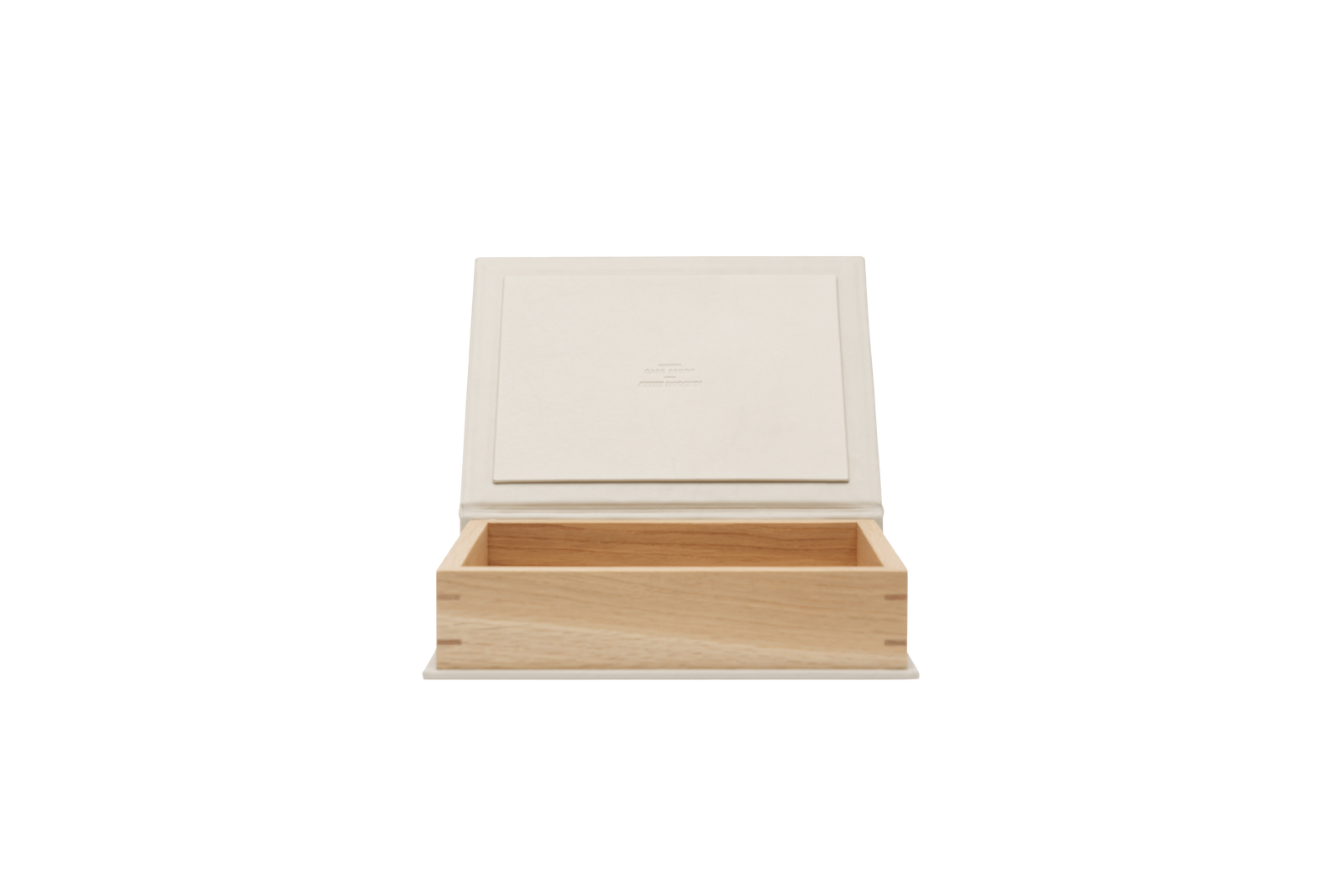 Die N-BB01 Buchbox: Eiche und Leder - Pur – Medium