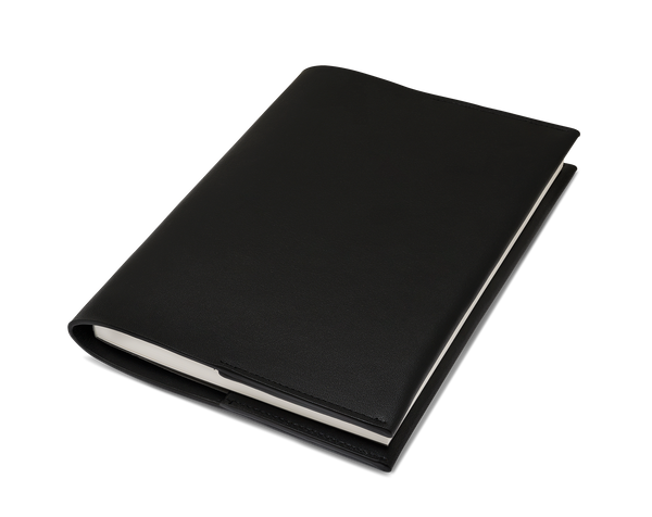 Das Notizbuch: Überschüssiges Leder - Schwarz - A5